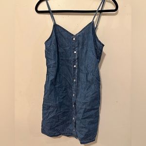 LA Hearts Denim button up dress